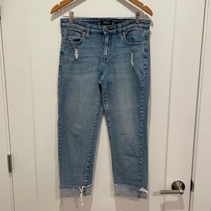 Buffalo David Bitton Jayme Mid Rise Straight Leg Jeans Light Wash Size 4‎ 27